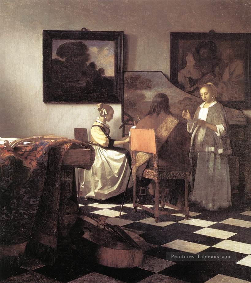 Le Concert Baroque Johannes Vermeer Peintures à l'huile